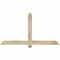 Ekena Millwork Eugene Rough Sawn Timber Gable Bracket, Douglas Fir, 60"W x 32"H x 2"D x 4"F, 13/12 Pitch GBW060X32X0204EUG00RDF - alternate 1